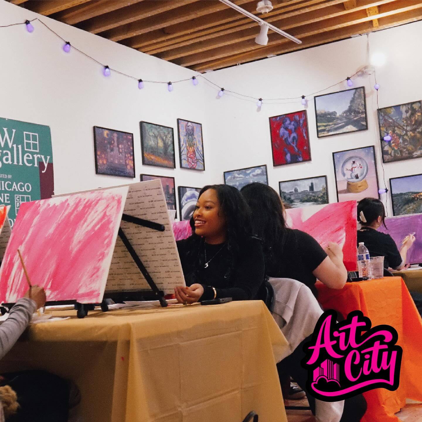 Paint And Sip With Art City Chicago Bach Bride
